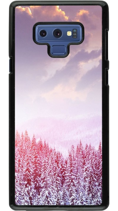 Samsung Galaxy Note9 Case Hülle - Winter 22 Pink Forest