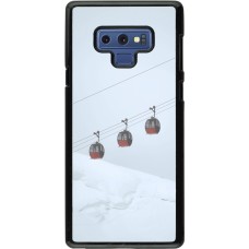 Samsung Galaxy Note9 Case Hülle - Winter 22 ski lift