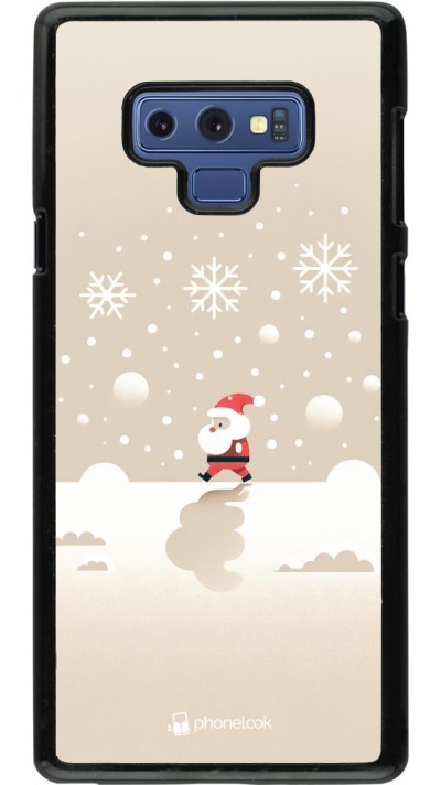 Samsung Galaxy Note9 Case Hülle - Weihnachten 2023 Minimalistischer Weihnachtsmann