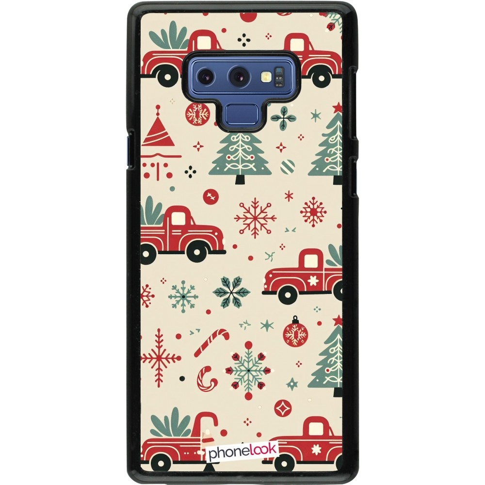 Samsung Galaxy Note9 Case Hülle - Weihnachten 2024 Lkw Tanne