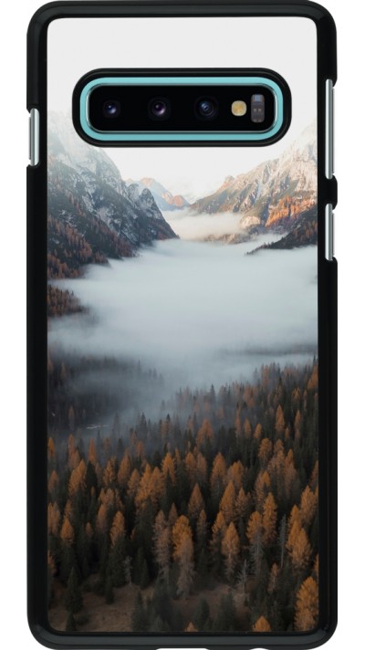 Samsung Galaxy S10 Case Hülle - Autumn 22 forest lanscape