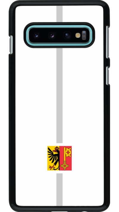 Coque Samsung Galaxy S10 - Canton GE blanc