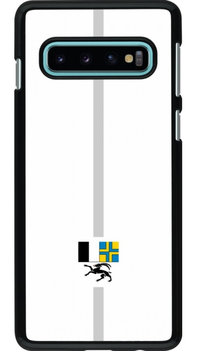 Coque Samsung Galaxy S10 - Canton GR blanc