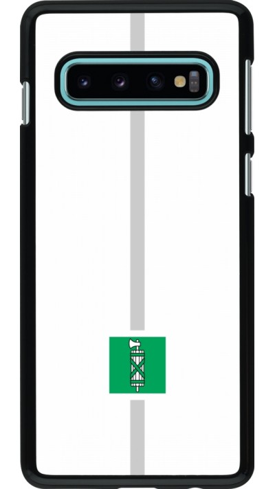 Coque Samsung Galaxy S10 - Canton SG blanc