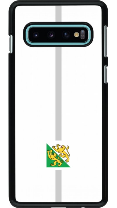 Coque Samsung Galaxy S10 - Canton TG blanc