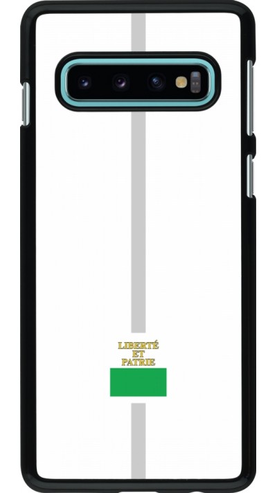 Coque Samsung Galaxy S10 - Canton VD blanc