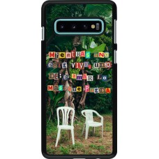 Samsung Galaxy S10 Case Hülle - Chairs DTMF