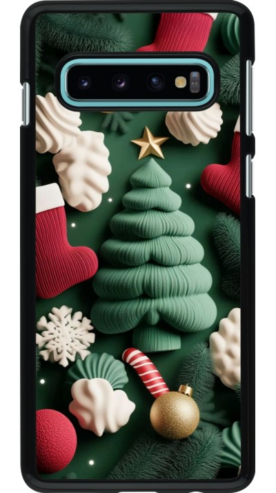 Samsung Galaxy S10 Case Hülle - Christmas 25 Christmas textiles