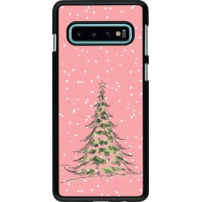 Samsung Galaxy S10 Case Hülle - Christmas 25 Pink Tree