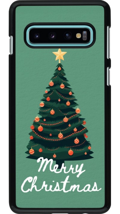 Samsung Galaxy S10 Case Hülle - Christmas 25 Xmas Tree