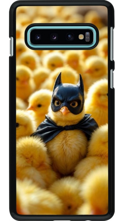 Samsung Galaxy S10 Case Hülle - Easter 2026 Chicken Batman