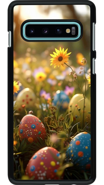 Samsung Galaxy S10 Case Hülle - Easter 2026 Decorated eggs