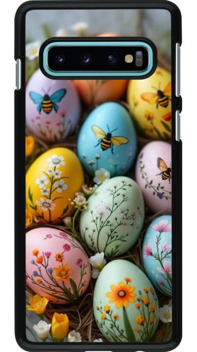 Samsung Galaxy S10 Case Hülle - Easter 2026 Eggs with bees