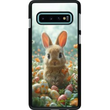Samsung Galaxy S10 Case Hülle - Easter 2026 Rabbit in the garden