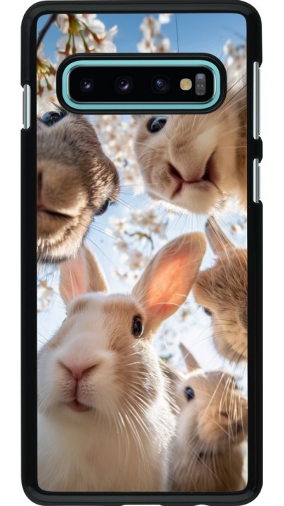 Samsung Galaxy S10 Case Hülle - Easter 2026 Rabbits