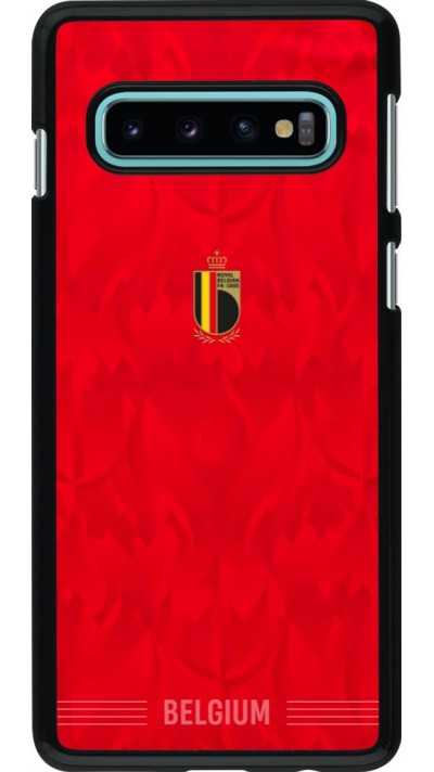 Coque Samsung Galaxy S10 - Maillot de football Belgique 2026 personnalisable