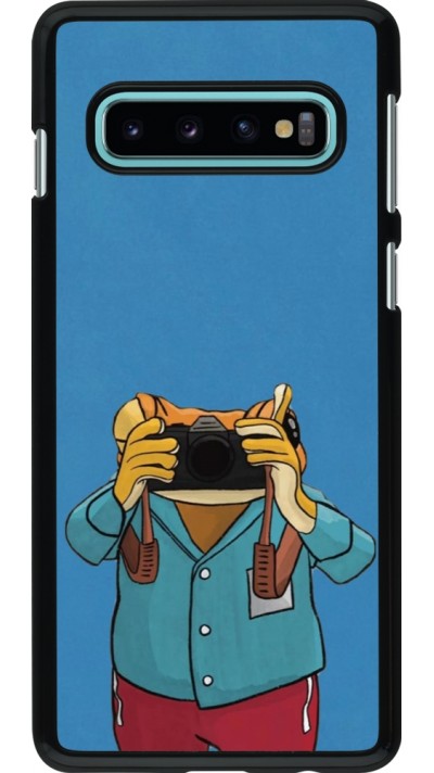 Coque Samsung Galaxy S10 - Frog with camera DTMF