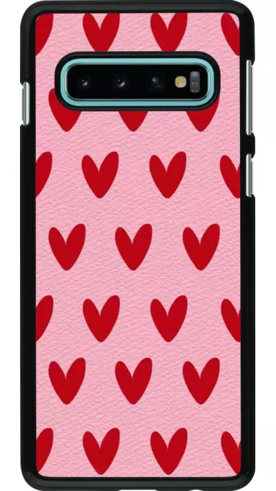 Samsung Galaxy S10 Case Hülle - Saint Valentines Day 26 Pattern heart