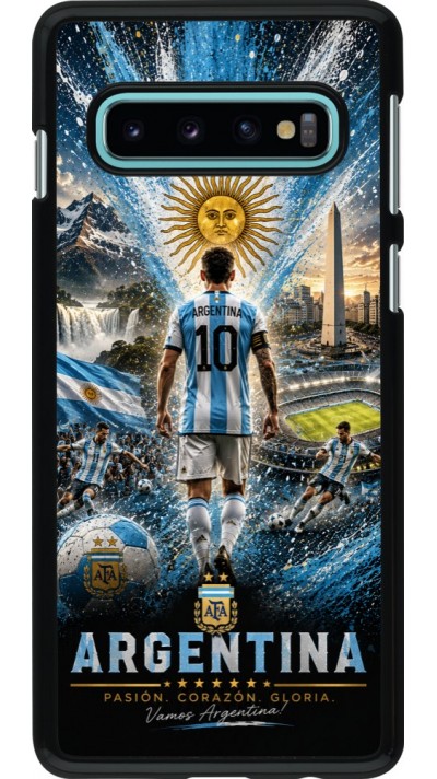 Coque Samsung Galaxy S10 - Football Argentine splash 2026