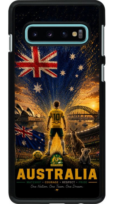 Coque Samsung Galaxy S10 - Football Australie splash 2026