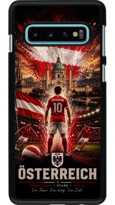 Coque Samsung Galaxy S10 - Football Autriche splash 2026