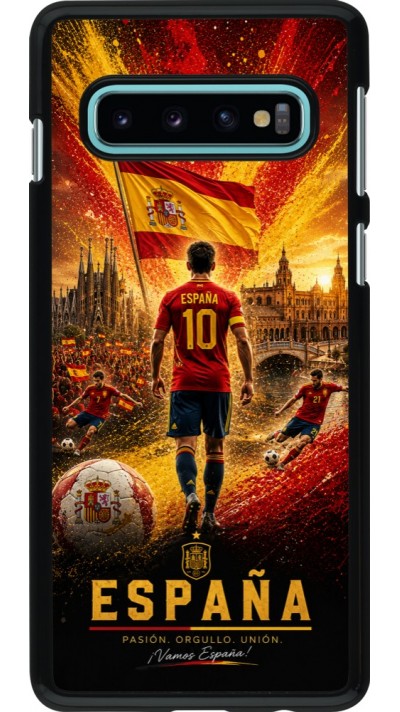 Coque Samsung Galaxy S10 - Football Espagne splash 2026