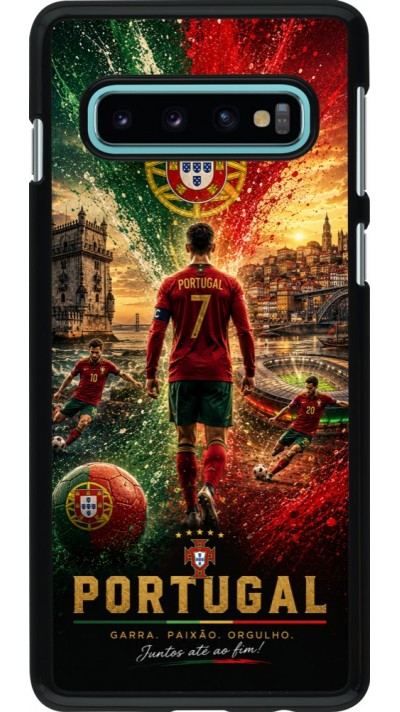 Coque Samsung Galaxy S10 - Football Portugal splash 2026