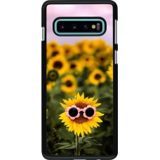 Samsung Galaxy S10 Case Hülle - Sunflower with glasses Spring 2026
