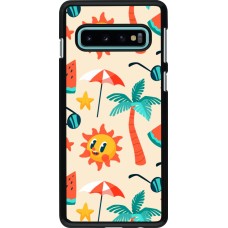 Samsung Galaxy S10 Case Hülle - Summer 2025 Pattern soleil