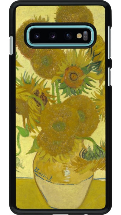 Samsung Galaxy S10 Case Hülle - Kunstbild - Sonnenblumen  - Van Gogh