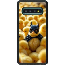 Samsung Galaxy S10 Case Hülle - Silikon schwarz Easter 2026 Chicken Batman