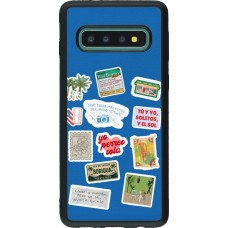Samsung Galaxy S10 Case Hülle - Silikon schwarz Seals of the Dominican Republic DTMF