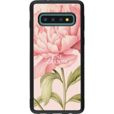 Samsung Galaxy S10 Case Hülle - Silikon schwarz Just Bloom Spring 2026
