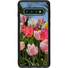 Samsung Galaxy S10 Case Hülle - Silikon schwarz Tulips Spring 2026