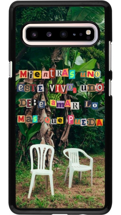 Samsung Galaxy S10 5G Case Hülle - Chairs DTMF