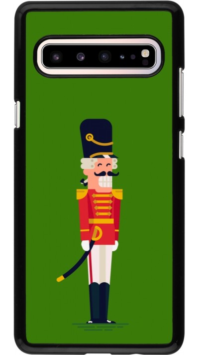 Samsung Galaxy S10 5G Case Hülle - Christmas 25 Nutcracker Green