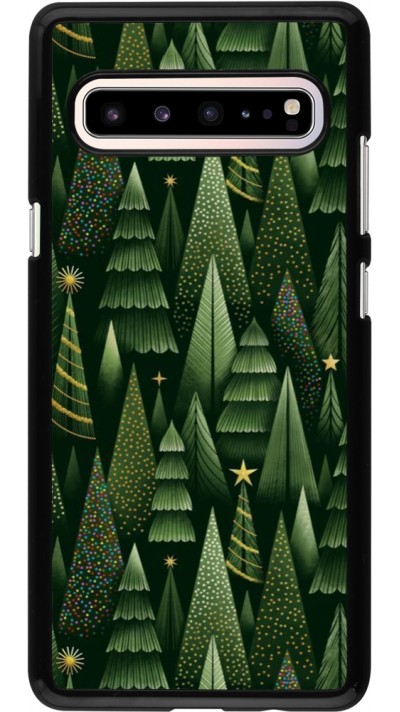 Samsung Galaxy S10 5G Case Hülle - Christmas 25 Pattern Xmas Tree