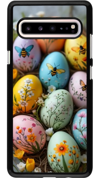 Samsung Galaxy S10 5G Case Hülle - Easter 2026 Eggs with bees
