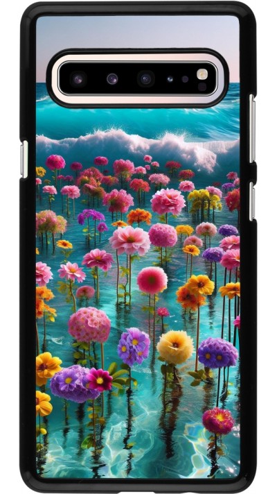 Coque Samsung Galaxy S10 5G - Flower sea waves