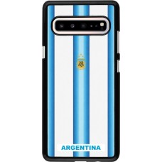 Samsung Galaxy S10 5G Case Hülle - Argentinien 2026 personalisierbares Fussballtrikot