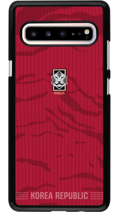 Samsung Galaxy S10 5G Case Hülle - Südkorea 2026 personalisierbares Fussballtrikot