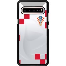 Samsung Galaxy S10 5G Case Hülle - Kroatien 2022 personalisierbares Fussballtrikot