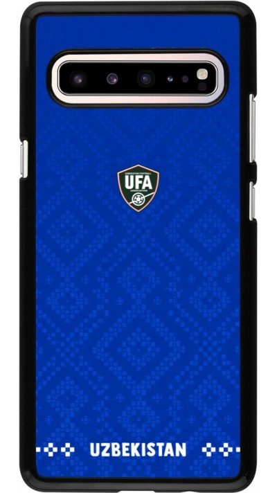 Samsung Galaxy S10 5G Case Hülle - Usbekistan 2026 personalisierbares Fussballtrikot