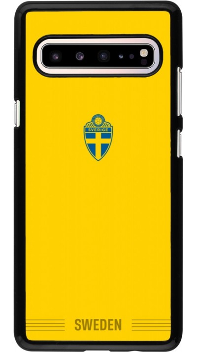 Samsung Galaxy S10 5G Case Hülle - Schweden 2026 personalisierbares Fussballtrikot