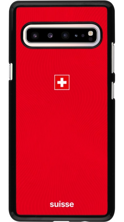 Samsung Galaxy S10 5G Case Hülle - Schweiz 2026 personalisierbares Fussballtrikot
