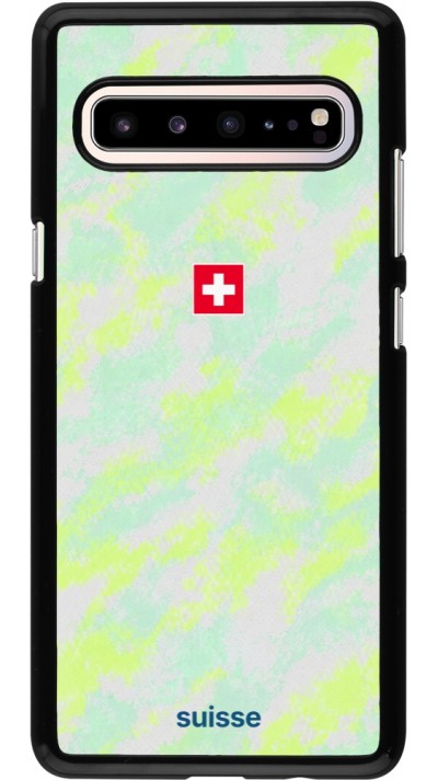 Samsung Galaxy S10 5G Case Hülle - Schweiz Away 2026 personalisierbares Fussballtrikot
