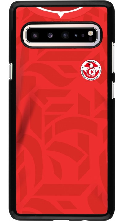 Samsung Galaxy S10 5G Case Hülle - Tunesien 2022 personalisierbares Fussballtrikot
