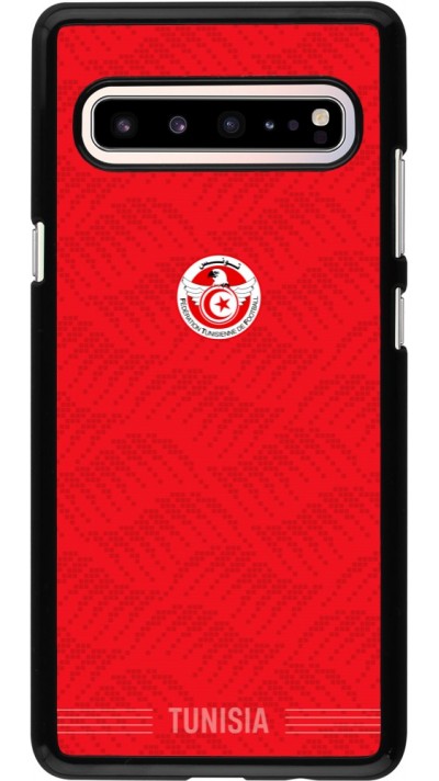 Samsung Galaxy S10 5G Case Hülle - Tunesien 2026 personalisierbares Fussballtrikot