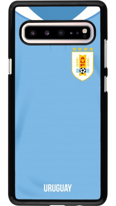 Samsung Galaxy S10 5G Case Hülle - Uruguay 2022 personalisierbares Fussballtrikot