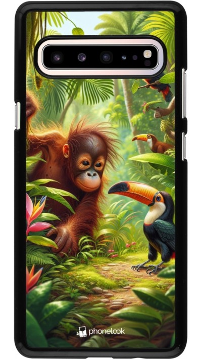 Samsung Galaxy S10 5G Case Hülle - Tropischer Dschungel Tayrona
